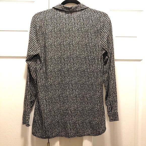 J.Jill Abstract Print Button Down Blouse - Picture 2 of 6